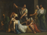 Peinture Italienne « le Sacrifice De Polyxène »