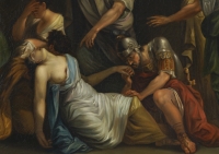 Peinture Italienne « le Sacrifice De Polyxène »