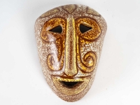 Masque en céramique d&#039;Accolay