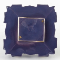 Flacon en opaline violette, XIXème siècle