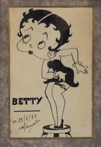 Dessin de Betty Boop par Manuel 1932