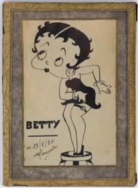 Dessin de Betty Boop par Manuel 1932