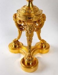 Paire de candélabre Napoléon III, bronze doré