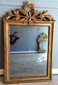 Miroir d&#039;époque Louis XVI, France fin du XVIIIe siècle