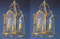 A pair of Louis XV style lanterns, Napoleon III period (1848 - 1870).