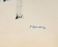 Jacques GERMAIN, Composition abstraite, 1962