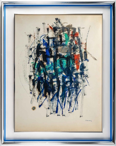 Jacques GERMAIN, Composition abstraite, 1962||||||