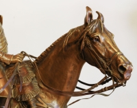 Napoléon sur cheval, par Morisse Louis-Marie