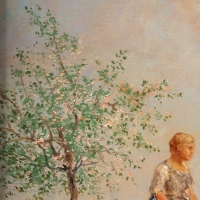 Jules Jacques VEYRASSAT (1828-1893) Promenade à dos d’âne huile sur toile vers 1860
