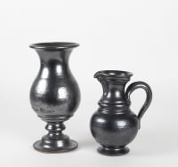 Ensemble Pichet et Vase en céramique signés Jean MARAIS