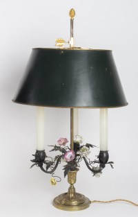 Paire de lampes Bouillotte Louis XVI. XIX ème siècle