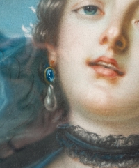 Pastel femme, 1900
