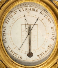 A Louis XVI Period (1774 - 1793) Barometer - Thermometer.