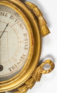 Baromètre - thermomètre d&#039;époque Louis XVI (1774 - 1793).