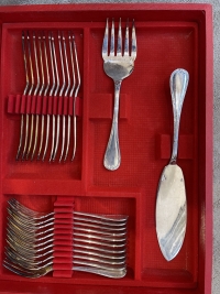 Cutlery set Christofle model &quot;Ribbons&quot;