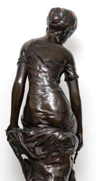 Sculpture - La Libellule , Édouard Drouot (1859-1945) - Bronze
