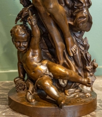 Le Génie De La Danse. Bronze Signé Carpeaux.