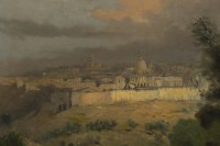 Vue de Jérusalem et du Mont des Oliviers :19e siècle