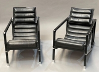 Paire de fauteuils « Transat »,modèle original créé circa 1926