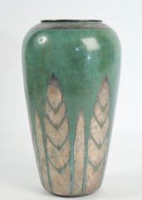 CHRISTOFLE &amp; Luc Lanel (1893-1965) vase en  Dinanderie