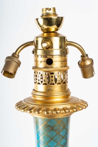 Lampe Paris, XIXème siècle signée Gagneau