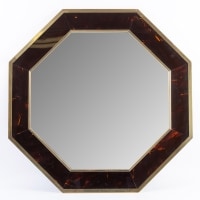 Miroir octogonal années 1960-70