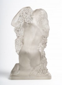 Surtout de table, statuettes &quot;Quatre Saisons&quot; Lalique.
