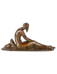 Sculpture en Bronze de J. Cormier, d’Epoque Art Déco, circa 1930.