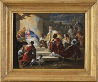 Adoration des Mages. Ecole française du XVIIIe siècle, entourage de Jean-Honoré Fragonard