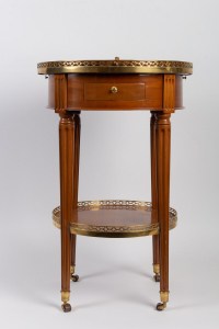 Petite table bouillotte Louis XVI estampillée VIEZ