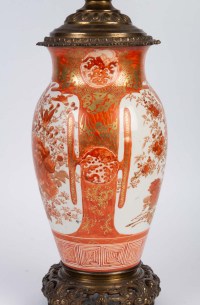 Lampe Corail Japon XIXème