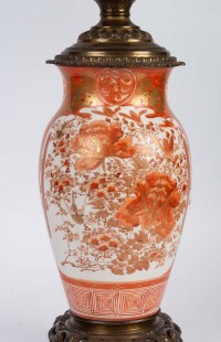 Lampe Corail Japon XIXème