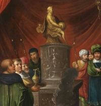 Idolâtrie du roi Salomon – attr. à Hieronymus Francken III (1611 – 1661)