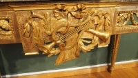 Console Louis XVI en bois doré