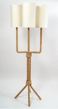 1950 Grand lampadaire d&#039;Adrien Audoux &amp; Frida Minet