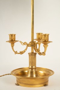 A Directoire style bouillotte lamp.
