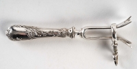 12 Silver Chop Handles, 1880