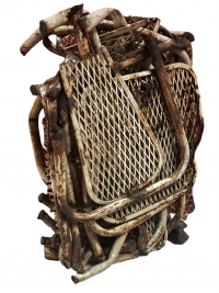 CESAR Compression de chaises de jardin Epreuve unique en métal signée N°d&#039;archives Durand Ruel