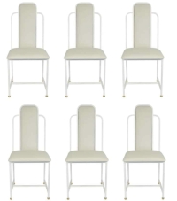 Série de 6 chaises Maison Roche 1970