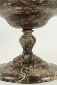Coupe couverte en marbre, XIXème siècle.