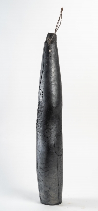 Sculpture céramique &quot;Cylindre personnage &quot; par Daphné Corregan