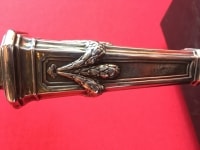 Paire de Candélabres en Bronze Argentés Style Louis XVI