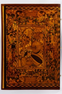 A Marquetry Cabinet.