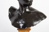 Bronze buste de Diane signé Falguière fondeurs Thiebault Frères
