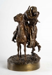 Sculpture en bronze zusse, Le baiser de Foute Woerffel