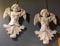 Paire d&#039;anges, XIXème siècle