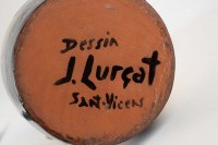 Jean Lurçat ( 1892 - 1966 ) - grand pichet en faïence, céramique année 50