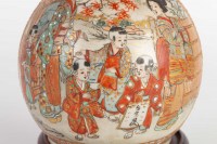 Lampe Satsuma Japon 19e siècle