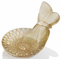 1931 René Lalique - Cendrier Dahlia et Papillon