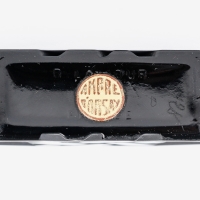 Boite &quot;Quatre Flacons&quot; verre noir de René LALIQUE pour D&#039;Orsay